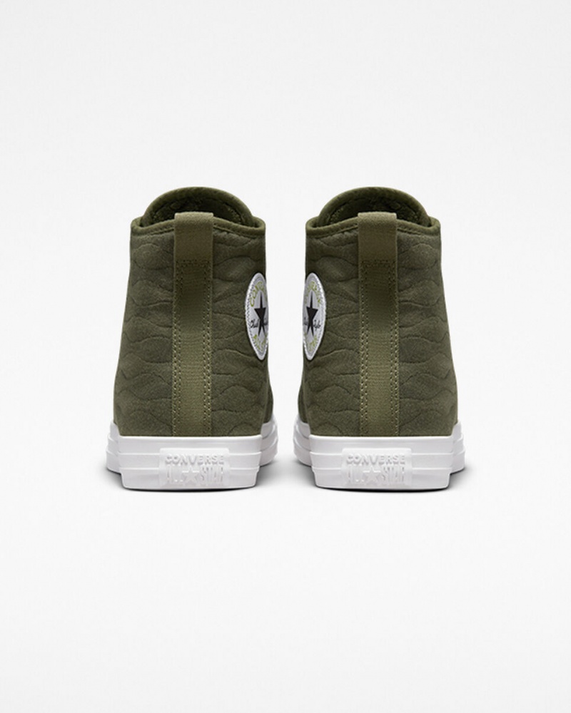 Converse Chuck Taylor All Star Quiltad Gröna | 024ELDIQP