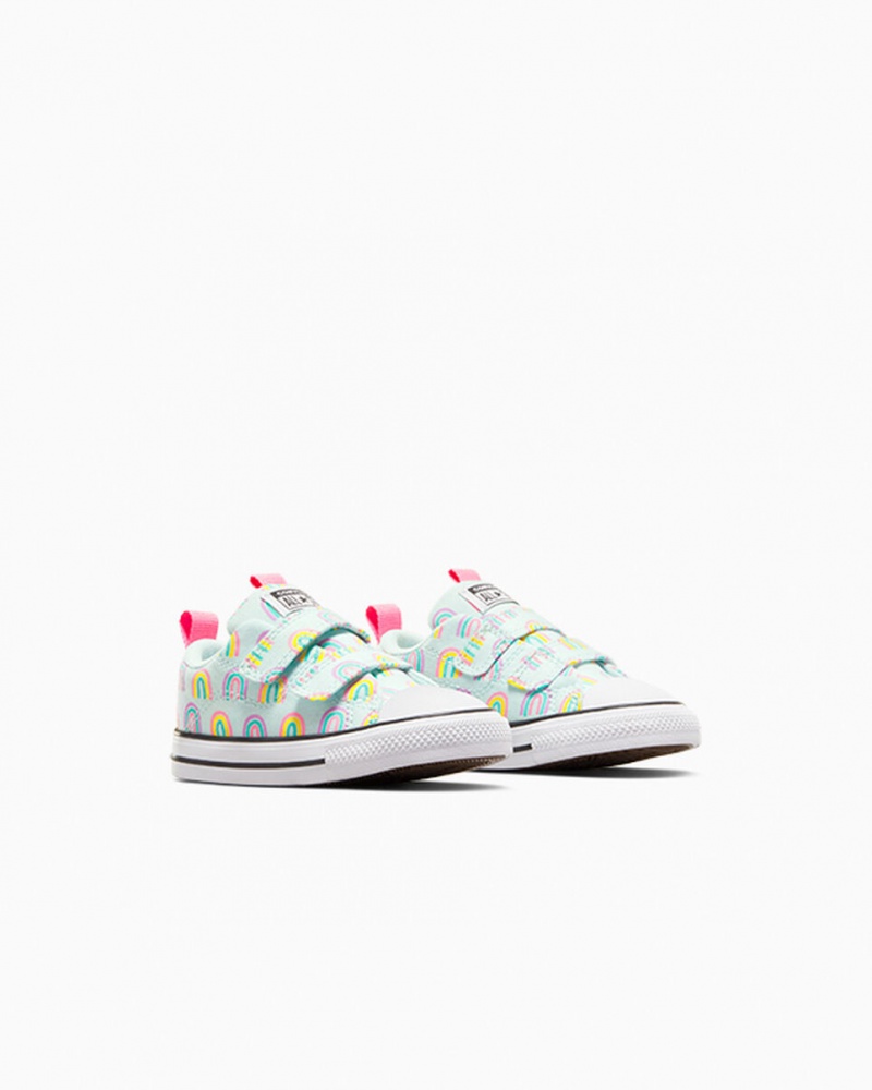 Converse Chuck Taylor All Star Rave Easy-On Rainbows Blå Rosa | 783UAMWPL
