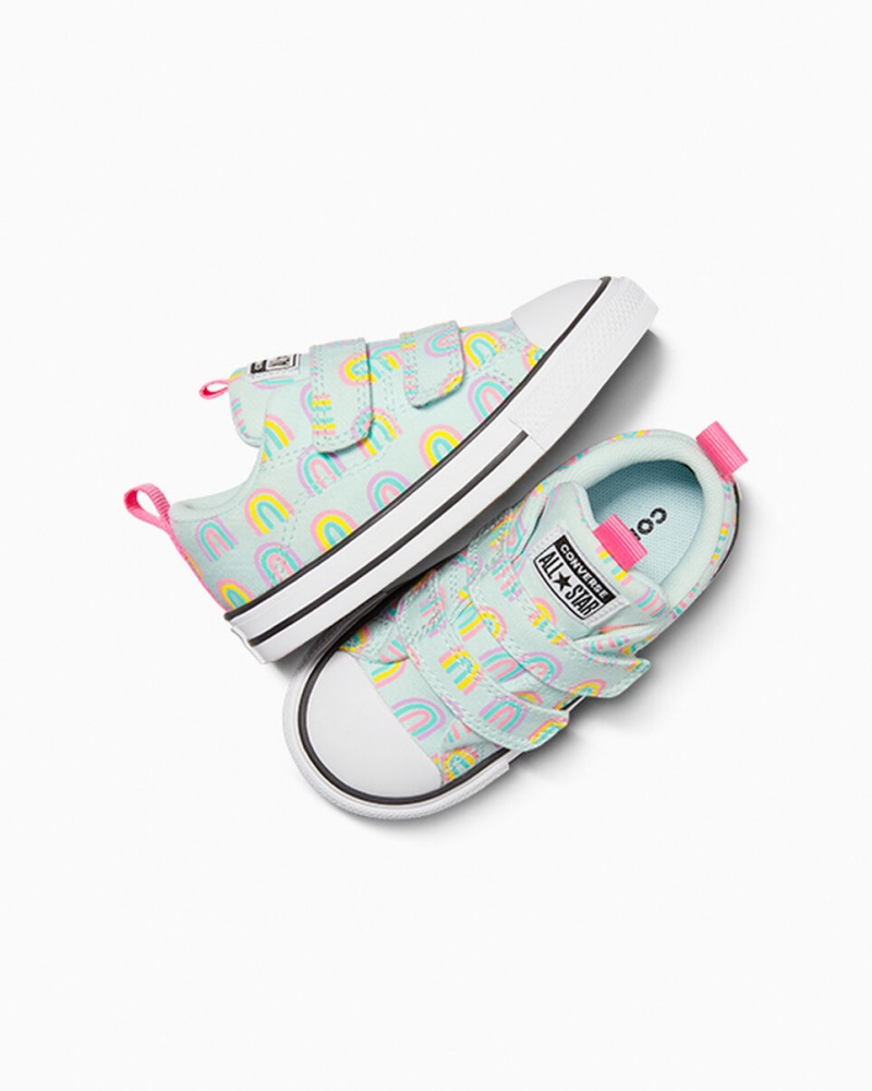 Converse Chuck Taylor All Star Rave Easy-On Rainbows Blå Rosa | 783UAMWPL