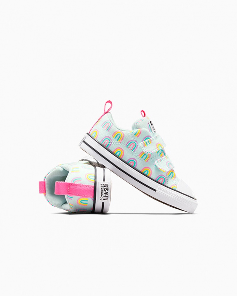 Converse Chuck Taylor All Star Rave Easy-On Rainbows Blå Rosa | 783UAMWPL
