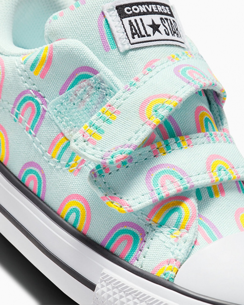 Converse Chuck Taylor All Star Rave Easy-On Rainbows Blå Rosa | 783UAMWPL