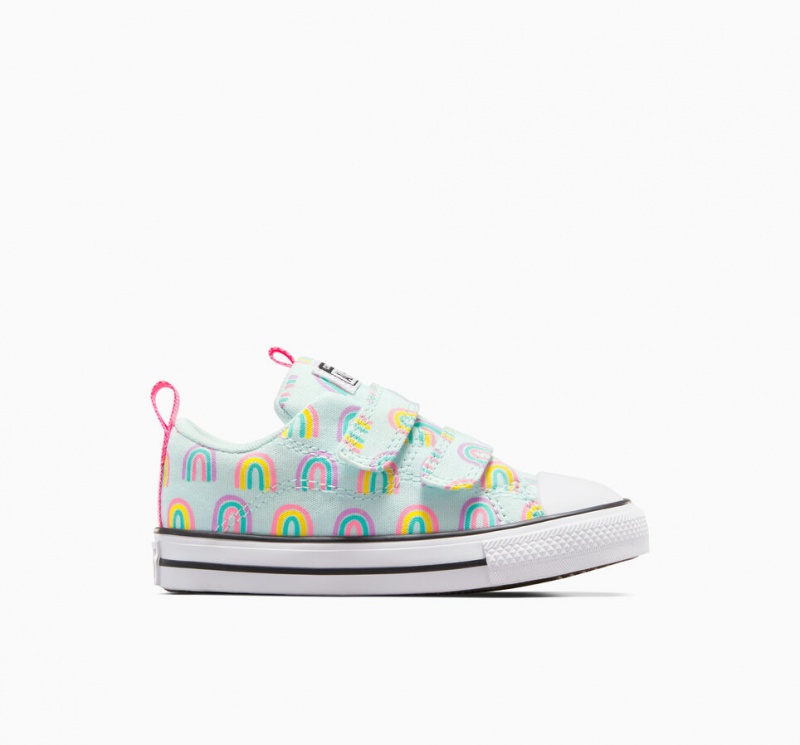 Converse Chuck Taylor All Star Rave Easy-On Rainbows Blå Rosa | 783UAMWPL