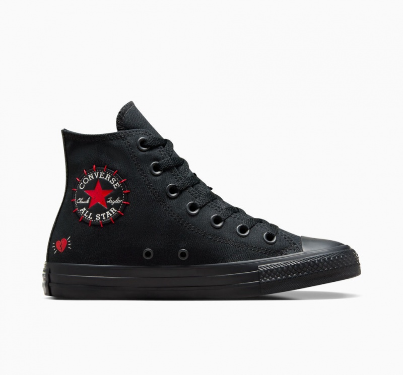 Converse Chuck Taylor All Star Rose Svarta Röda Gröna | 729ABDMET