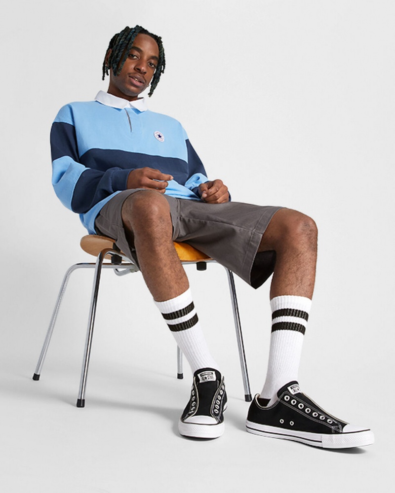 Converse Chuck Taylor All Star Slip Svarta Vita Svarta | 809MZYPET