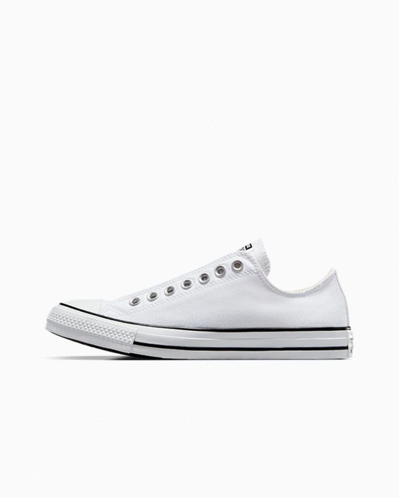 Converse Chuck Taylor All Star Slip Vita Svarta Vita | 543WMHPUR