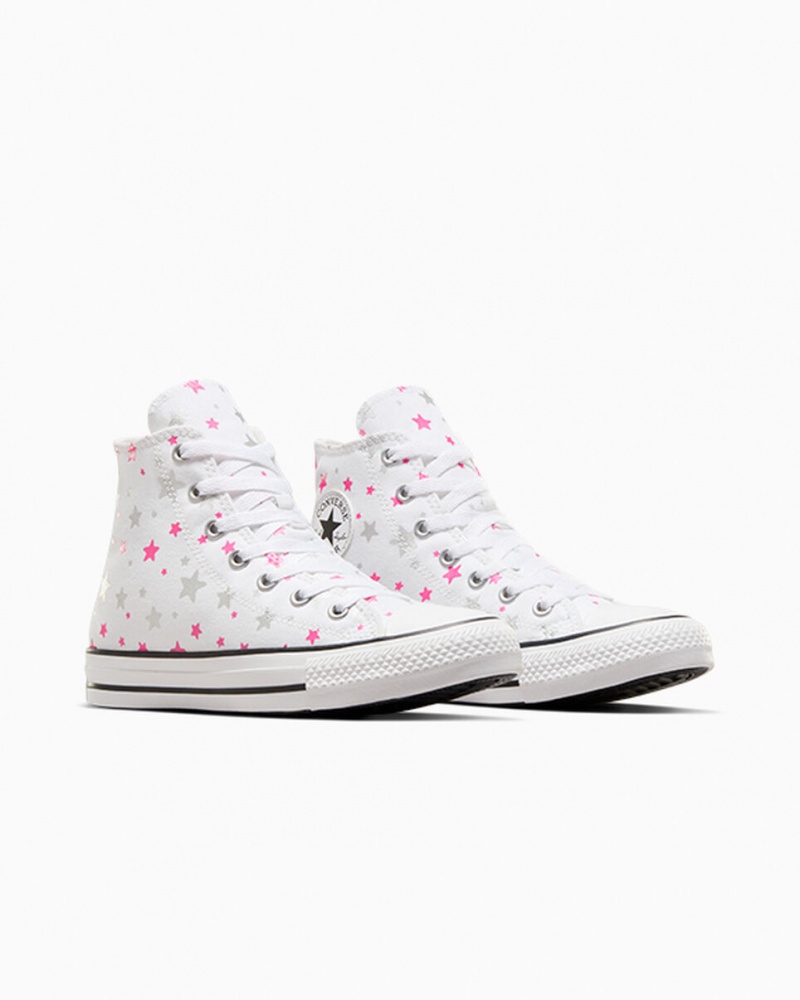 Converse Chuck Taylor All Star Sparkle Vita Rosa Vita | 694RJNZOE