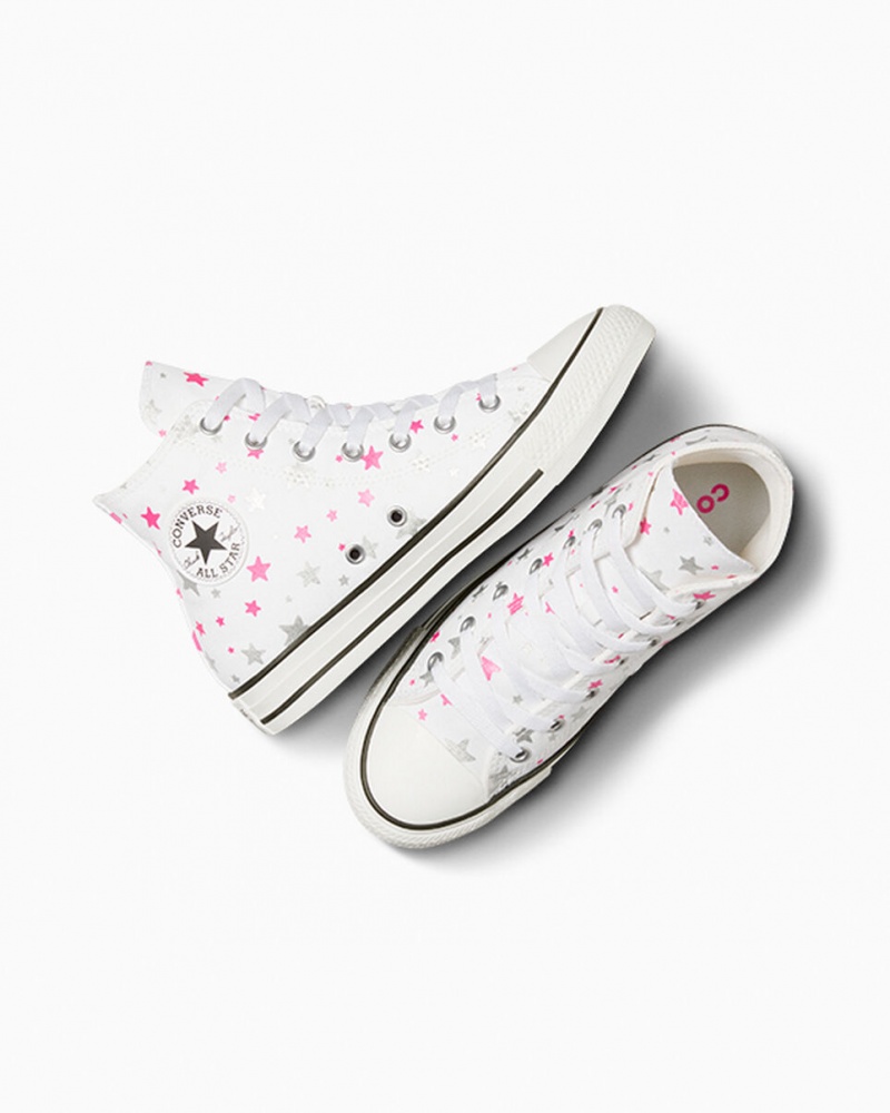 Converse Chuck Taylor All Star Sparkle Vita Rosa Vita | 694RJNZOE