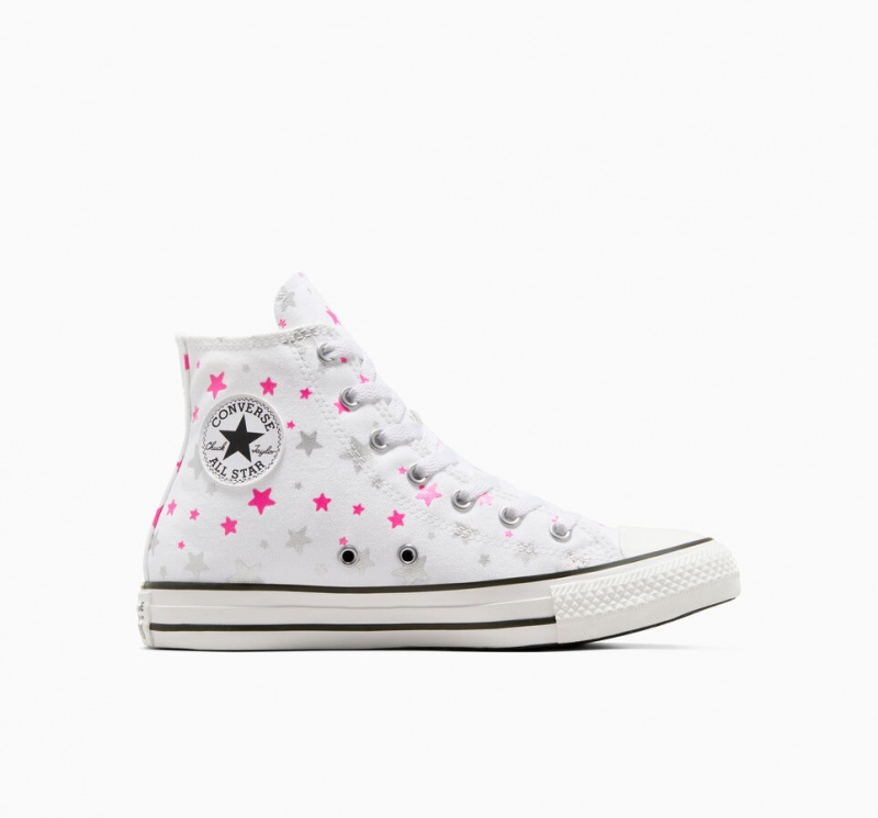 Converse Chuck Taylor All Star Sparkle Vita Rosa Vita | 694RJNZOE