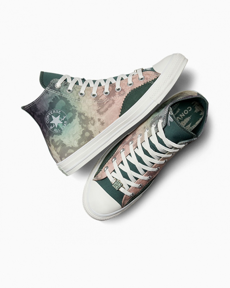 Converse Chuck Taylor All Star ¡Mi Gente! Gröna Vita | 054ZHSBKD