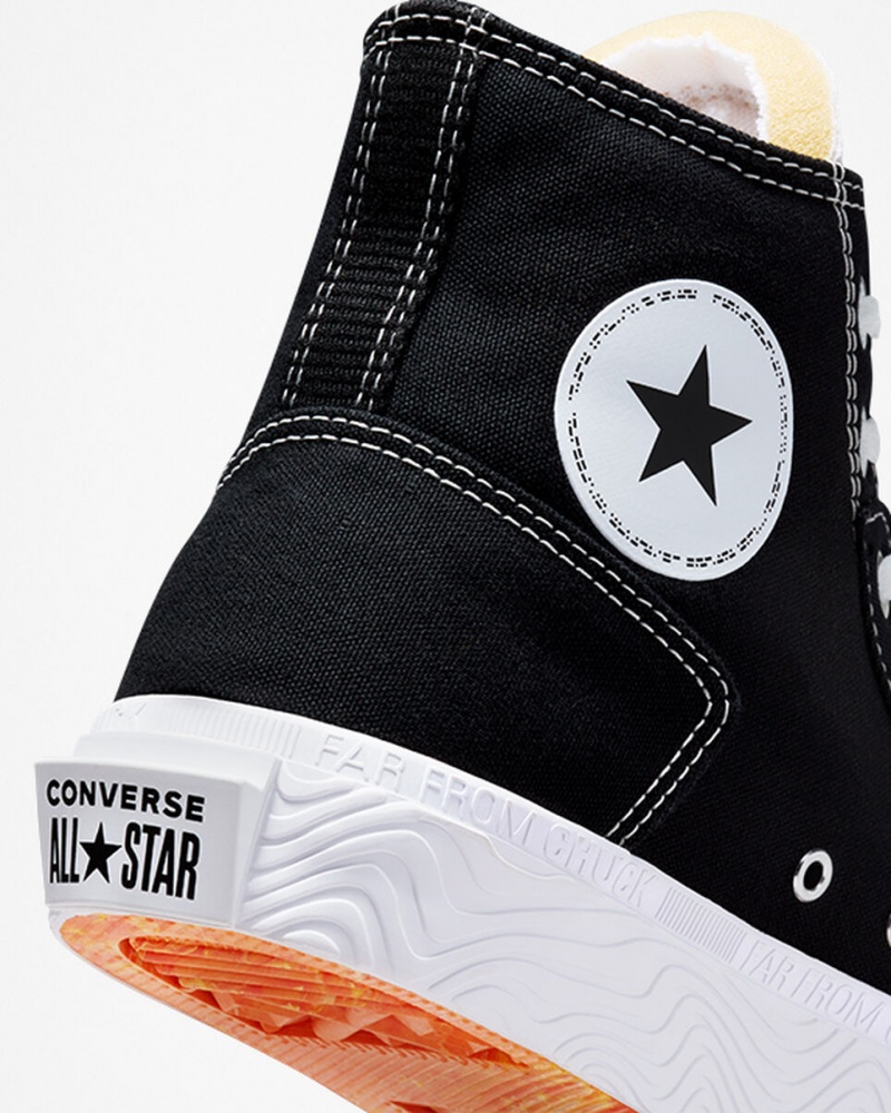 Converse Chuck Taylor Alt Star Canvas Svarta Vita Vita | 413JZCYAX