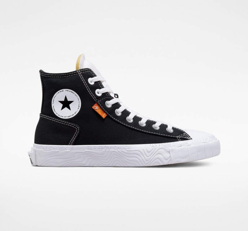 Converse Chuck Taylor Alt Star Canvas Svarta Vita Vita | 413JZCYAX