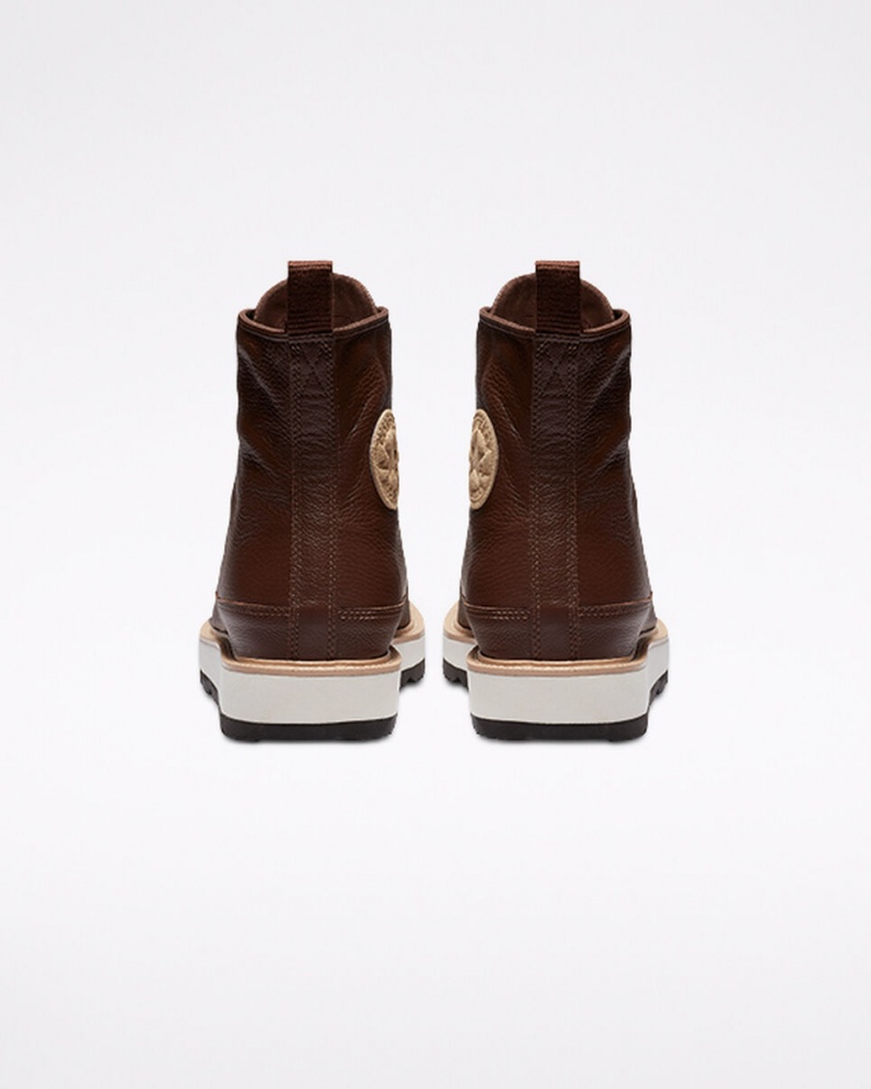 Converse Chuck Taylor Crafted Boot Choklad Ljussvarta | 386MUOREH