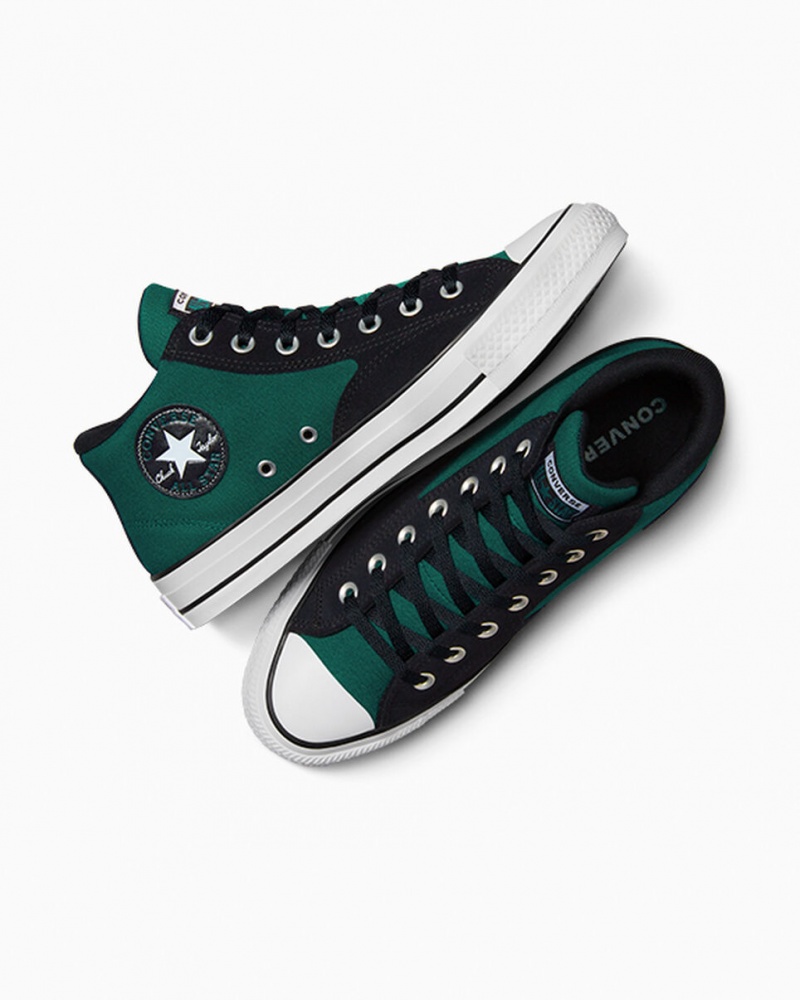 Converse Chuck Taylor Malden Street Svarta Vita | 457MQUGFN
