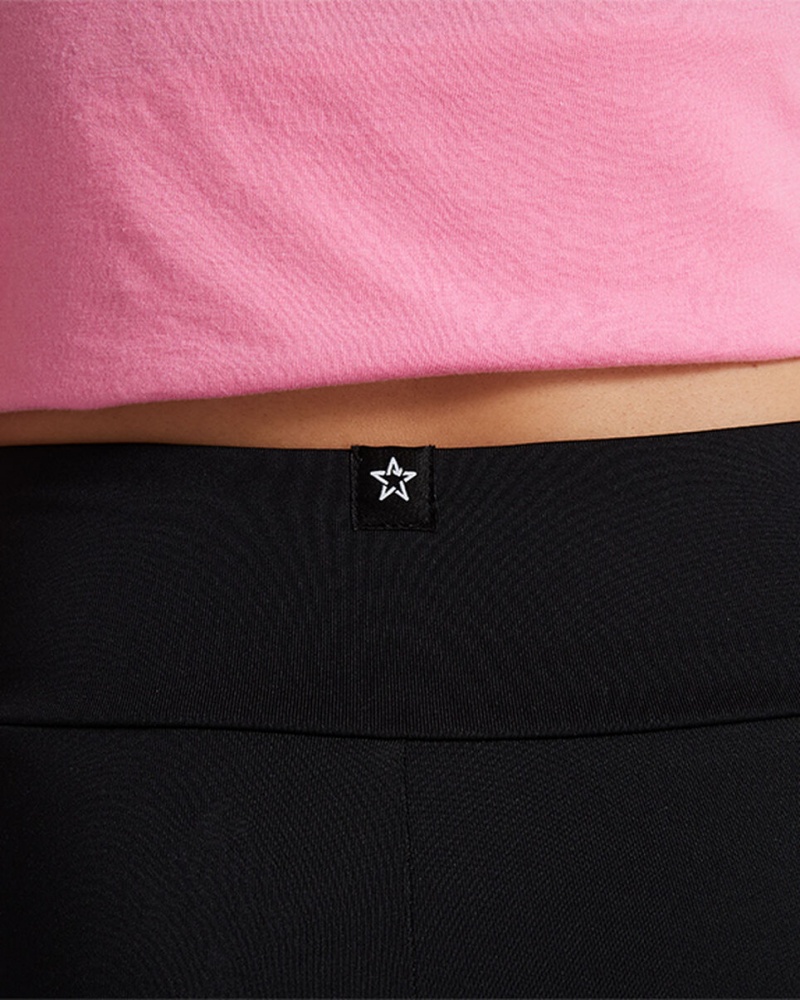 Converse Chuck Taylor Patch High Rise Leggings Svarta | 180HUSFOL