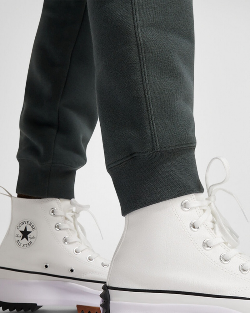 Converse Converse Go-To All Star Patch Standard-Fit Fleece Sweatpants Gröna | 249HSPERI