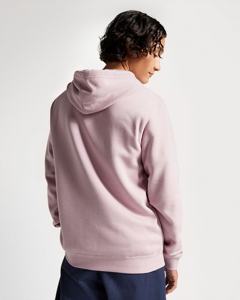 Converse Converse Go-To Embroidered Star Chevron Standard-Fit Fleece Hoodie Phantom Violet | 465SCANMF