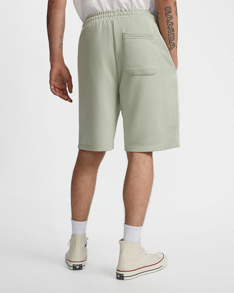 Converse Converse Go-To Embroidered Star Chevron Standard-Fit Fleece Korta Summit Sage | 873WXSHPQ