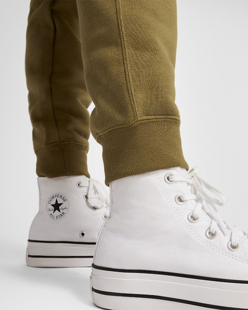 Converse Converse Go-To Embroidered Star Chevron Standard-Fit Fleece Sweatpant Cosmic Turtle | 567DTYKAS