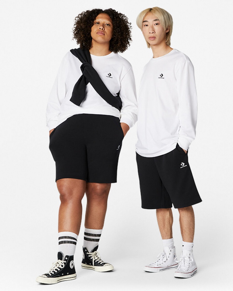 Converse Converse Go-To Embroidered Star Chevron Standard-Fit T-Shirt Vita | 815XRMGIC