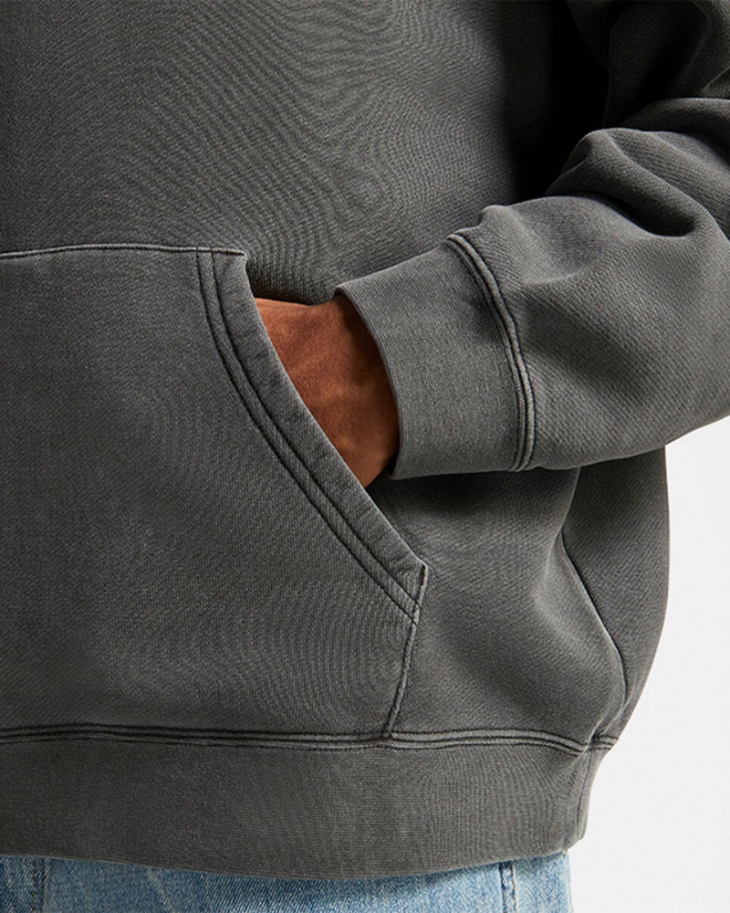 Converse Converse Go-To Sneaker Patch Loose-Fit Pullover Hoodie Svarta | 481YJCAZN