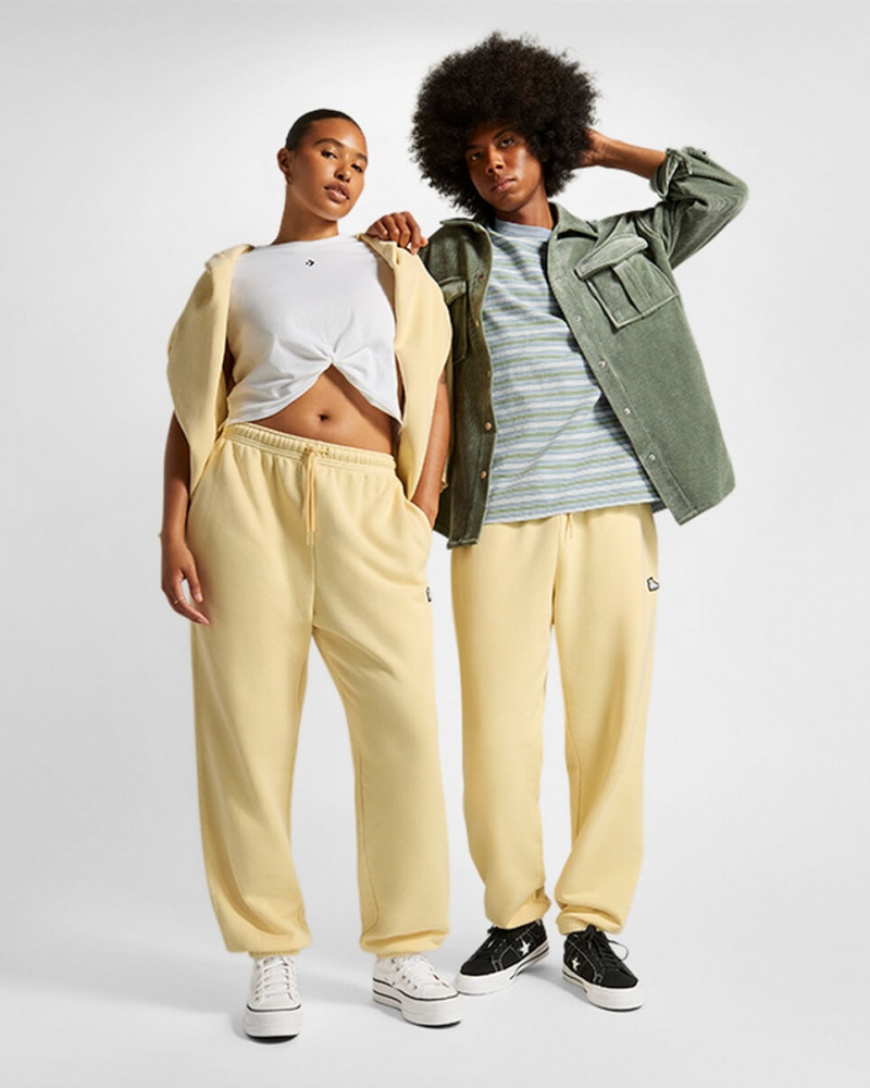 Converse Converse Go-To Sneaker Patch Loose-Fit Sweatpants Open Sesame | 983JGILDC