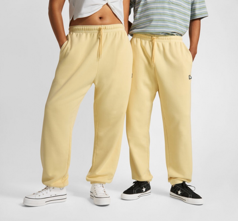 Converse Converse Go-To Sneaker Patch Loose-Fit Sweatpants Open Sesame | 983JGILDC