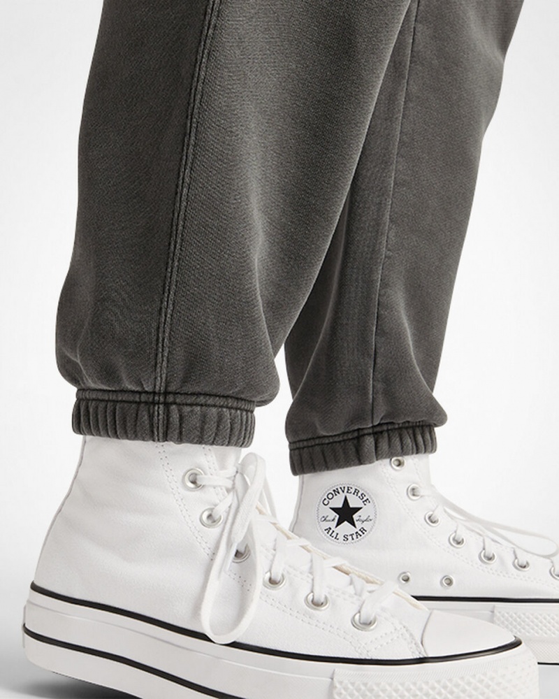 Converse Converse Go-To Sneaker Patch Loose-Fit Sweatpants Svarta | 173AGSWBE