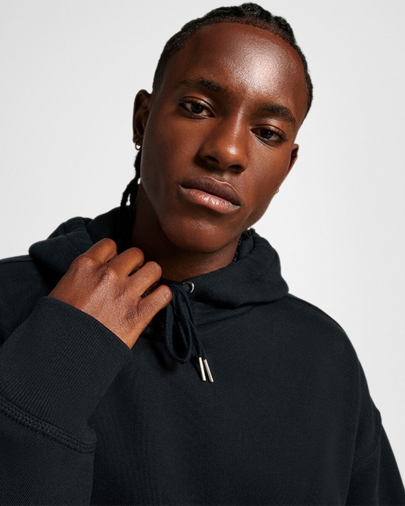 Converse Converse Gold Standard Loose-Fit Pullover Hoodie Svarta | 642UGWNJR