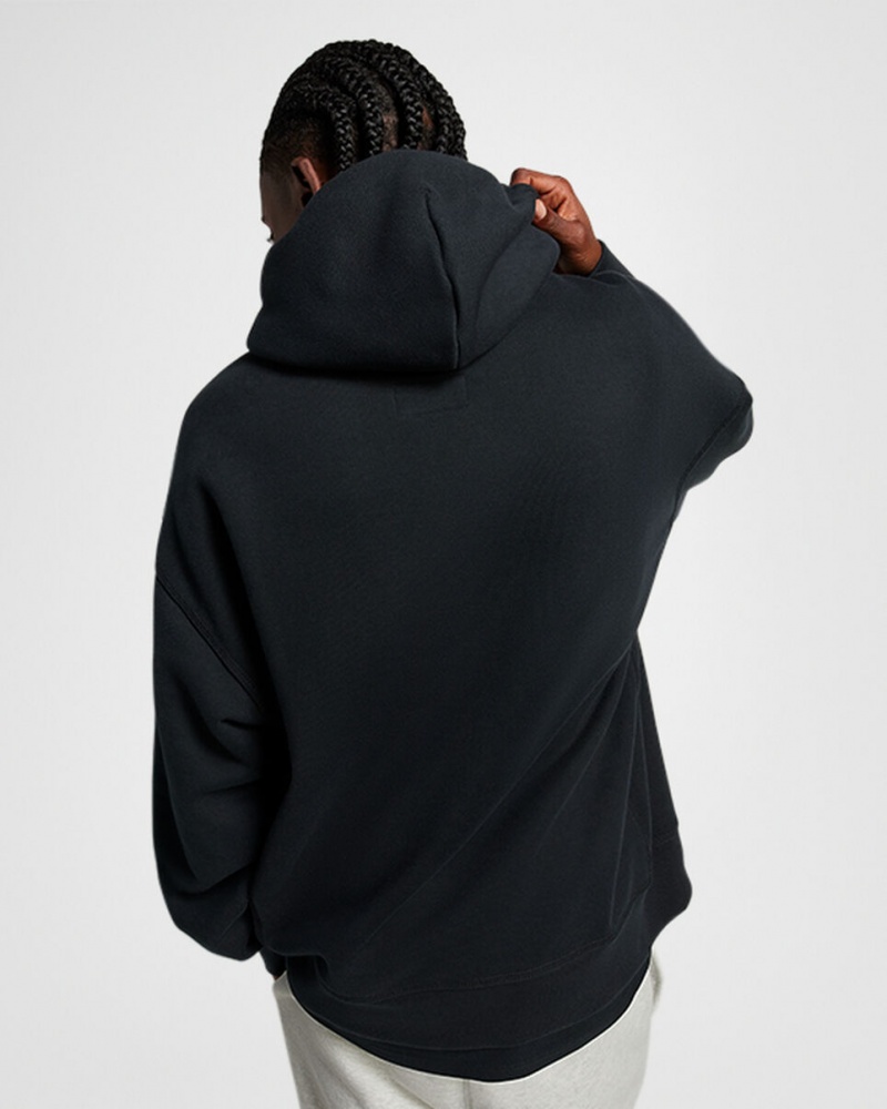 Converse Converse Gold Standard Loose-Fit Pullover Hoodie Svarta | 642UGWNJR