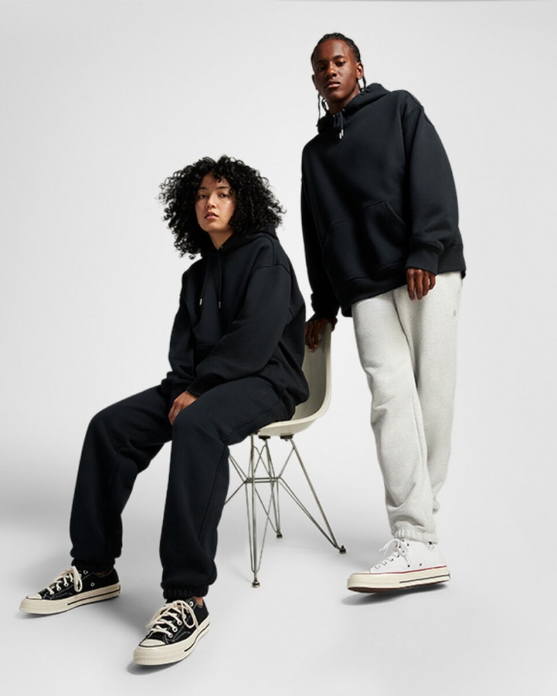 Converse Converse Gold Standard Loose-Fit Pullover Hoodie Svarta | 642UGWNJR