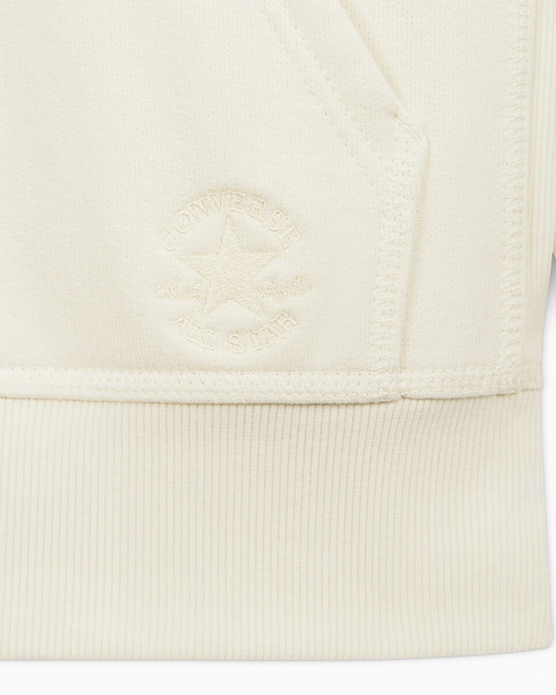 Converse Converse Gold Standard Loose-Fit Pullover Hoodie Egret | 983LAYVXO