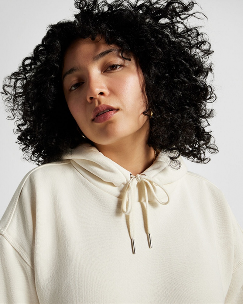 Converse Converse Gold Standard Loose-Fit Pullover Hoodie Egret | 983LAYVXO