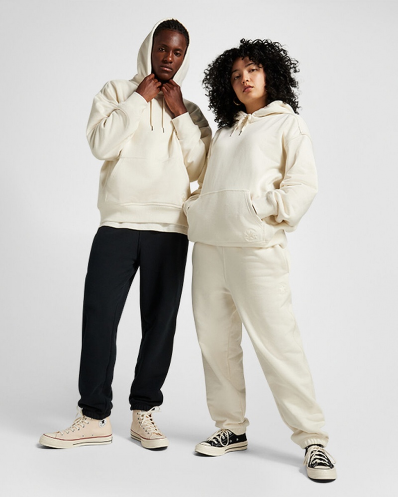 Converse Converse Gold Standard Loose-Fit Pullover Hoodie Egret | 983LAYVXO
