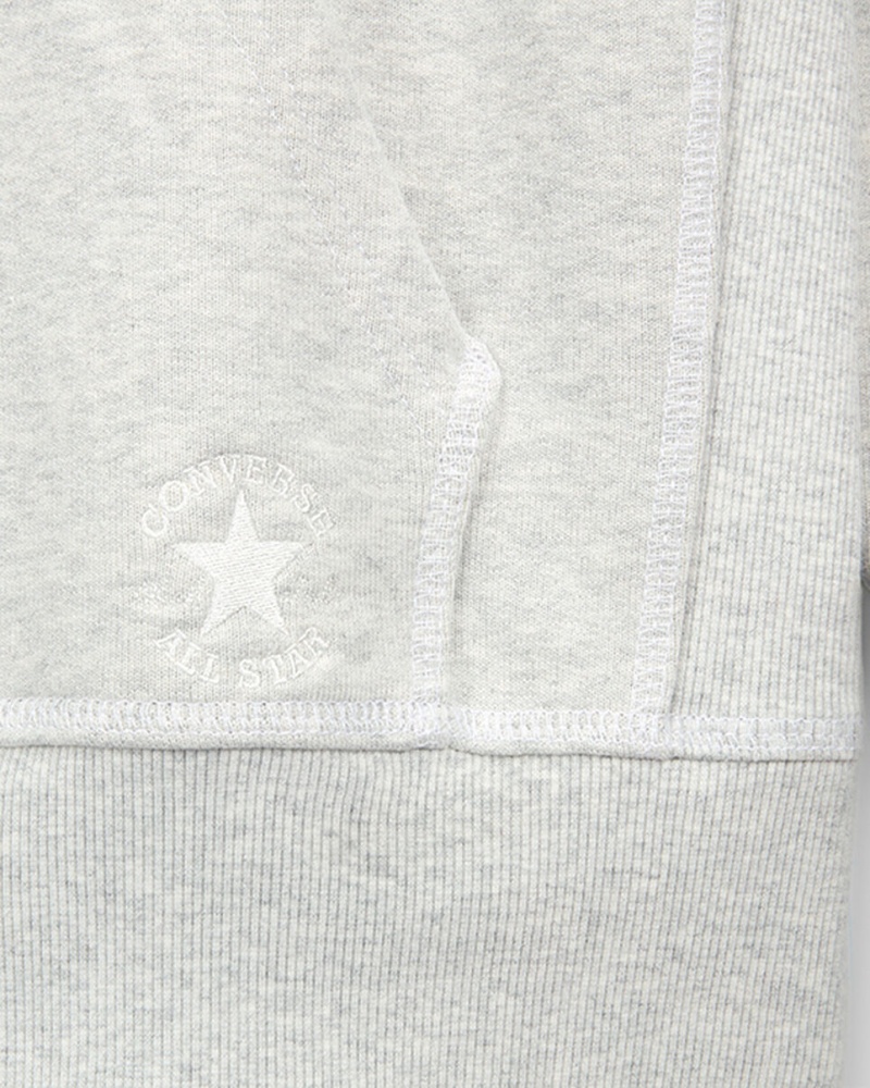 Converse Converse Gold Standard Loose-Fit Pullover Hoodie Ljusgrå | 294UKNXMD
