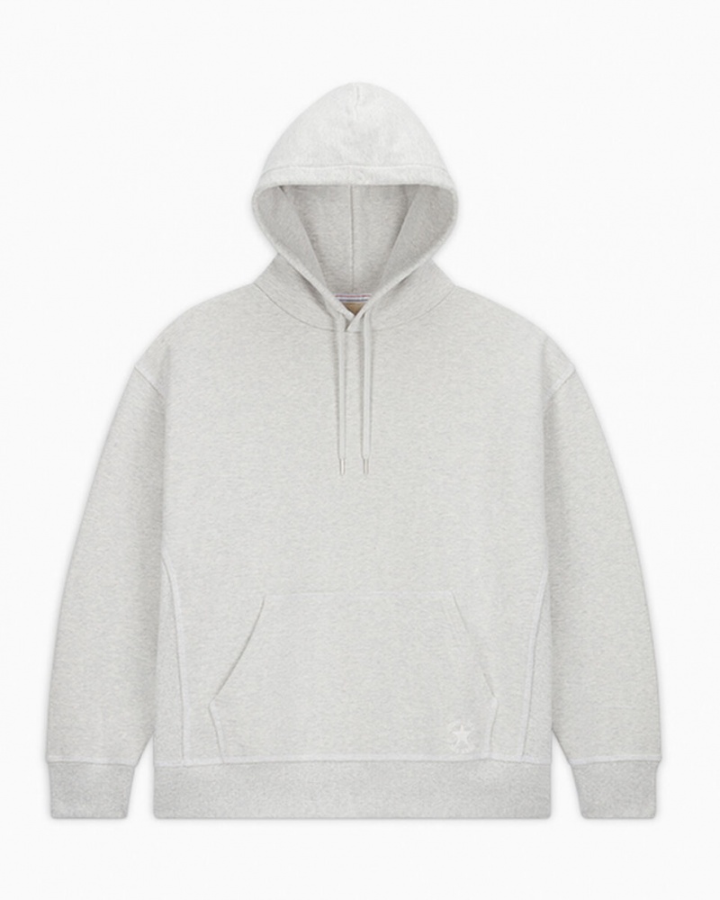 Converse Converse Gold Standard Loose-Fit Pullover Hoodie Ljusgrå | 294UKNXMD