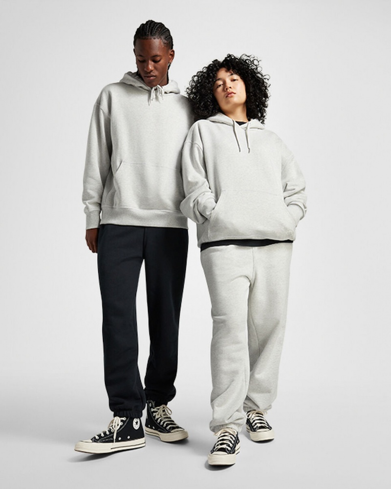 Converse Converse Gold Standard Loose-Fit Pullover Hoodie Ljusgrå | 294UKNXMD