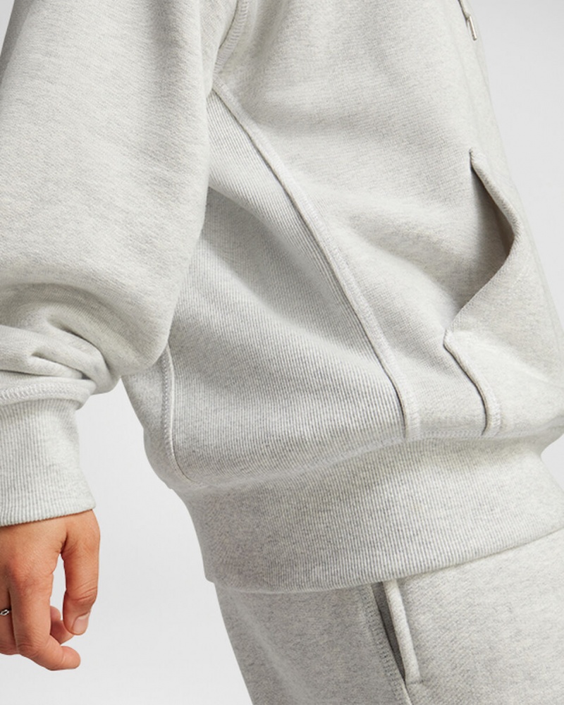Converse Converse Gold Standard Loose-Fit Pullover Hoodie Ljusgrå | 294UKNXMD