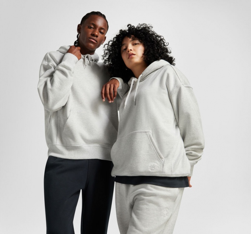 Converse Converse Gold Standard Loose-Fit Pullover Hoodie Ljusgrå | 294UKNXMD