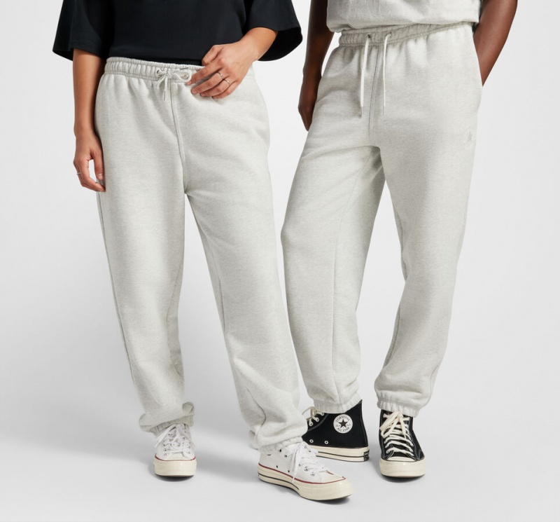 Converse Converse Gold Standard Loose-Fit Sweatpants Ljusgrå | 872LUMPRE