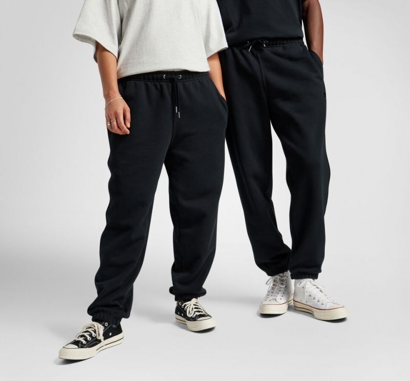Converse Converse Gold Standard Loose-Fit Sweatpants Svarta | 037SYFUCP