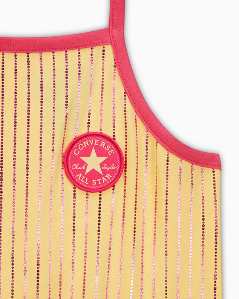 Converse Converse Shine Printed Romper Sunny Oasis | 267HAXTUB
