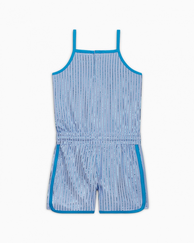 Converse Converse Shine Printed Romper Ultraviolet | 650YLOZEG