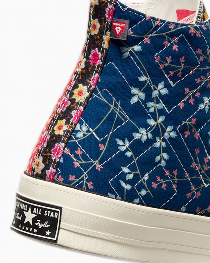 Converse Converse Upcycled Floral Chuck 70 Svarta Röda Blå | 238VZEUDN