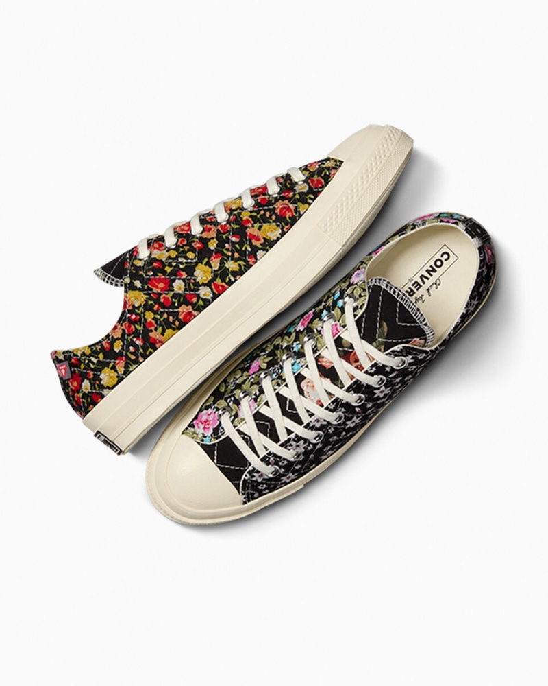 Converse Converse Upcycled Floral Chuck 70 Svarta Svarta | 682QEZTBG