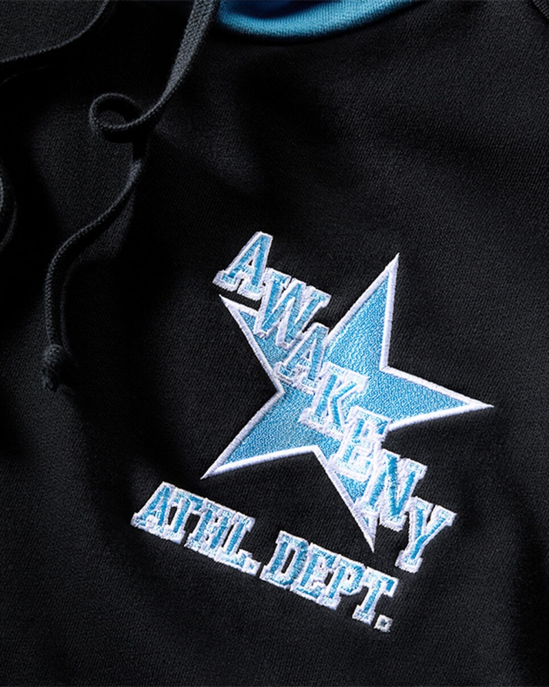 Converse Converse x Awake NY French Terry Hoodie Svarta | 547XPNDEY