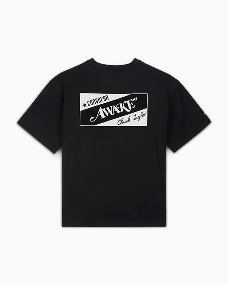 Converse Converse x Awake NY Jersey T-Shirt Svarta | 461GQSUTP