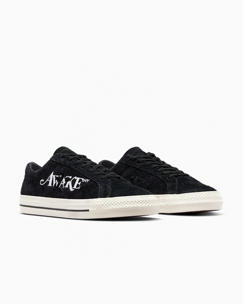Converse Converse x Awake NY One Star Pro Svarta Vita | 146OZGTLH
