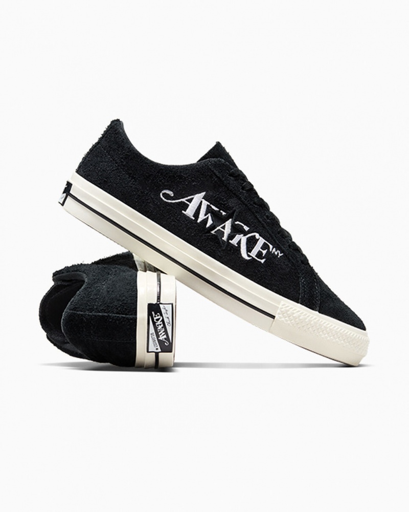 Converse Converse x Awake NY One Star Pro Svarta Vita | 146OZGTLH