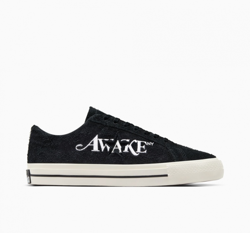 Converse Converse x Awake NY One Star Pro Svarta Vita | 146OZGTLH