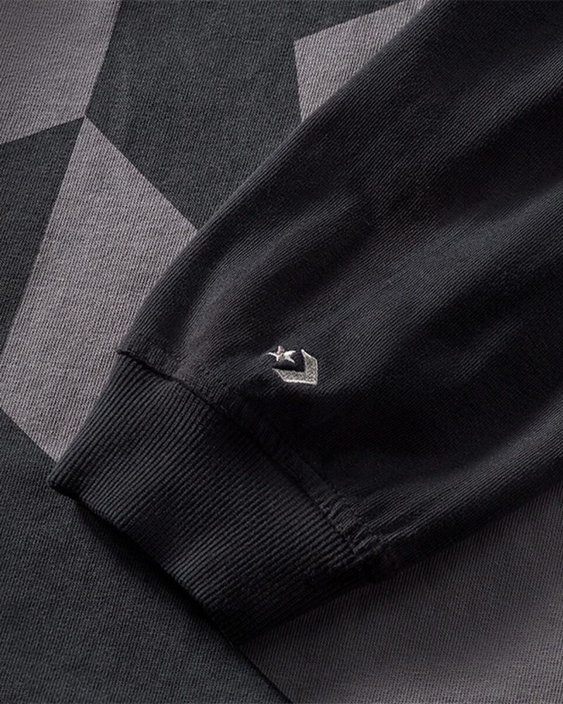 Converse Converse x Awake NY Rugby Shirt Svarta | 265PLSJNW